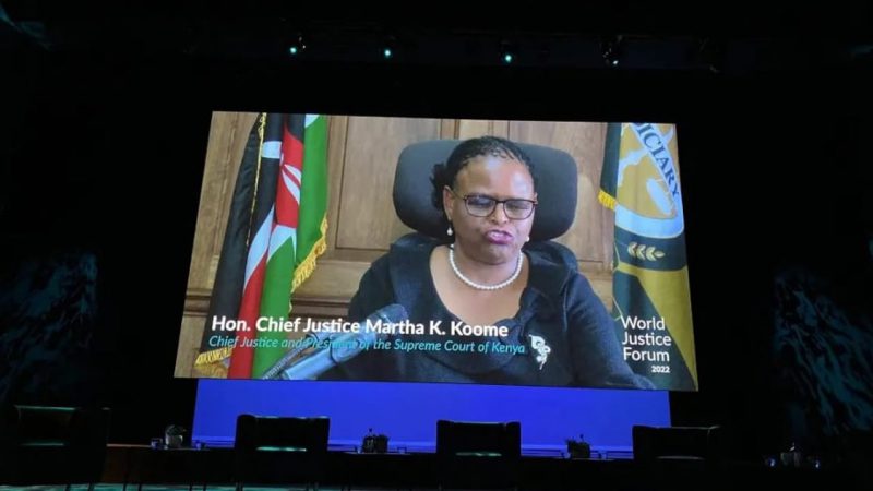 CJ addresses this year’s World Justice Forum at the Hague